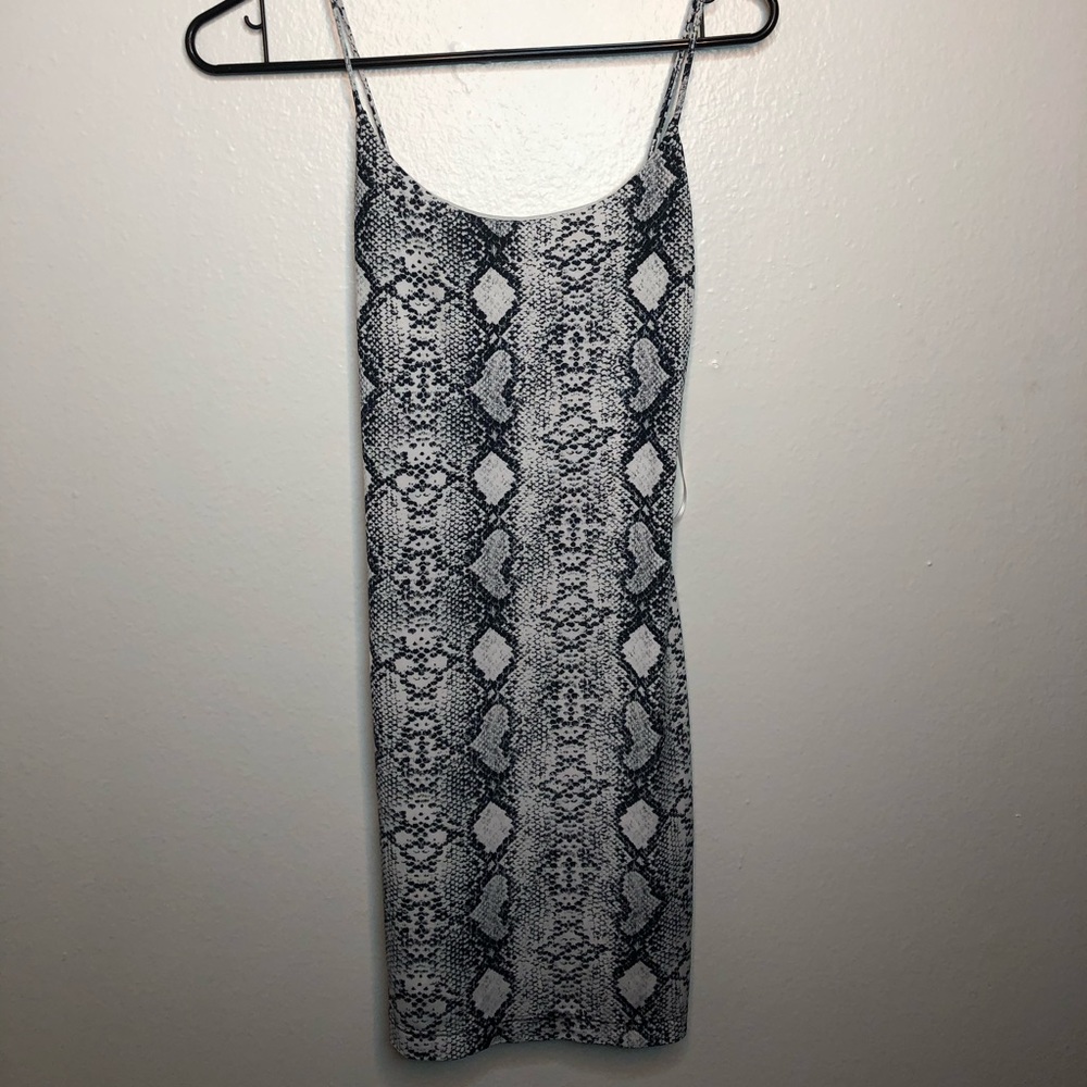 Animal print dress
